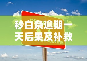 秒白条逾期一天后果及补救措施
