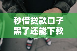 秒借贷款口子黑了还能下款吗