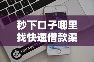 秒下口子哪里找快速借款渠道推荐