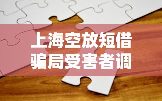 上海空放短借骗局受害者调查