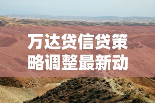 万达贷信贷策略调整最新动态