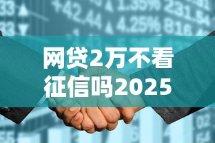 网贷2万不看征信吗2025精选