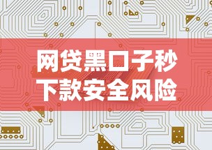 网贷黑口子秒下款安全风险解析