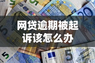 网贷逾期被起诉该怎么办