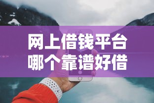 网上借钱平台哪个靠谱好借