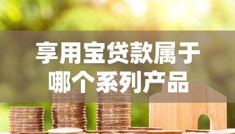 享用宝贷款属于哪个系列产品