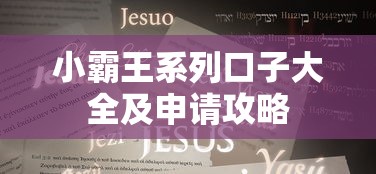 小霸王系列口子大全及申请攻略