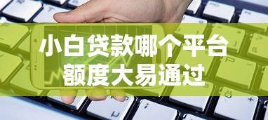 小白贷款哪个平台额度大易通过