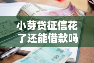 小芽贷征信花了还能借款吗