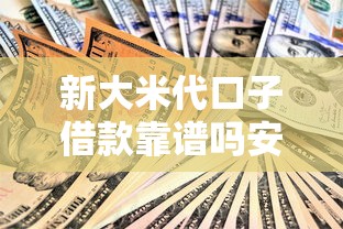 新大米代口子借款靠谱吗安全吗