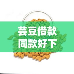 芸豆借款同款好下网贷平台推荐