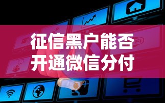 征信黑户能否开通微信分付