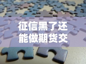 征信黑了还能做期货交易吗