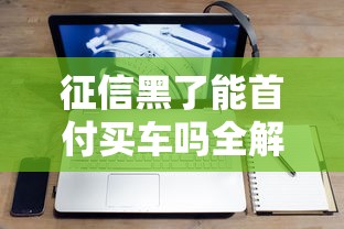 征信黑了能首付买车吗全解析