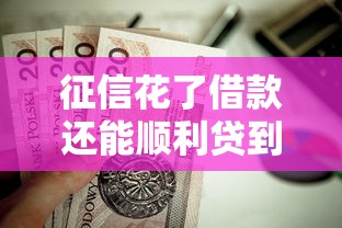 征信花了借款还能顺利贷到吗