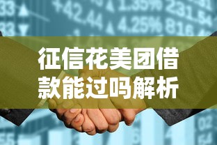 征信花美团借款能过吗解析