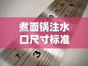 煮面锅注水口尺寸标准解析