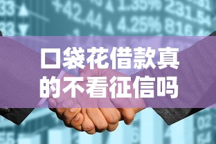 口袋花借款真的不看征信吗