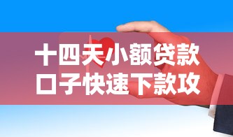 十四天小额贷款口子快速下款攻略