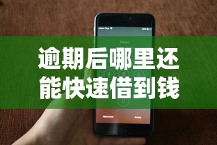 逾期后哪里还能快速借到钱