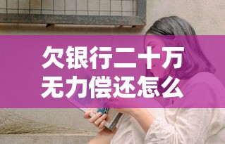 欠银行二十万无力偿还怎么办
