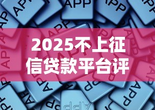 2025不上征信贷款平台评测