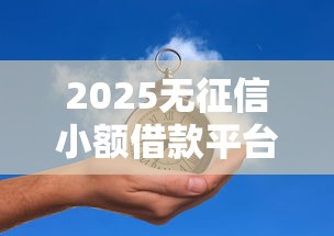 2025无征信小额借款平台推荐