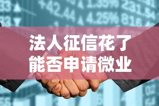 法人征信花了能否申请微业贷