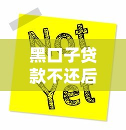 黑口子贷款不还后果及应对方法 黑口子贷款不还后果及应对方法
