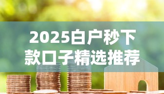 2025白户秒下款口子精选推荐 2025白户秒下款口子精选推荐