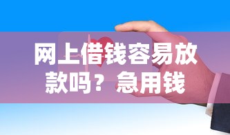 网上借钱容易放款吗？急用钱时审核快又安全的平台推荐