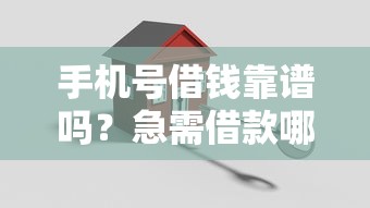 手机号借钱靠谱吗？急需借款哪个平台安全放款快