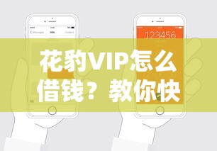 花豹VIP怎么借钱？教你快速申请低息贷款的技巧
