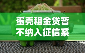 蛋壳租金贷暂不纳入征信系统