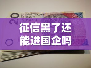 征信黑了还能进国企吗答案在这 征信黑了还能进国企吗答案在这
