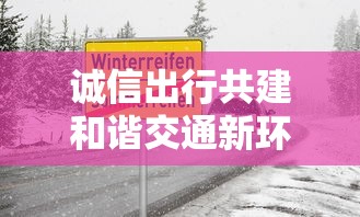 诚信出行共建和谐交通新环境