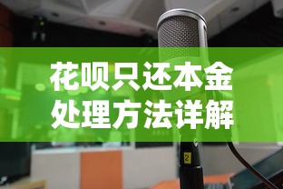 花呗只还本金处理方法详解
