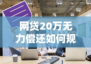 网贷20万无力偿还如何规避法律风险