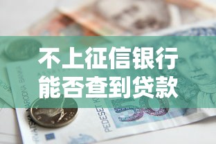 不上征信银行能否查到贷款记录