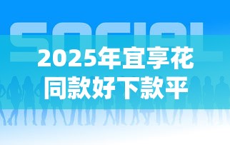 2025年宜享花同款好下款平台推荐