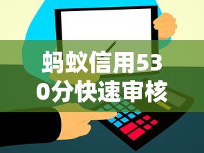 蚂蚁信用530分快速审核平台推荐