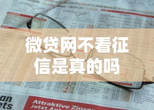 微贷网不看征信是真的吗
