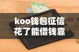 koo钱包征信花了能借钱靠谱吗