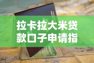 拉卡拉大米贷款口子申请指南