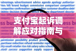 支付宝起诉调解应对指南与解决方案