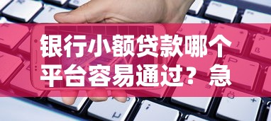 银行小额贷款哪个平台容易通过？急需快速下款的靠谱渠道推荐