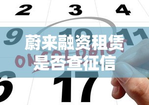 蔚来融资租赁是否查征信