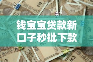 钱宝宝贷款新口子秒批下款快