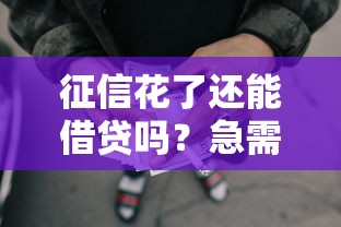 征信花了还能借贷吗？急需资金如何快速通过审批