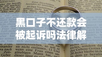 黑口子不还款会被起诉吗法律解析